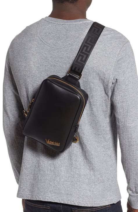 versace mens bags|Versace sling bag men.